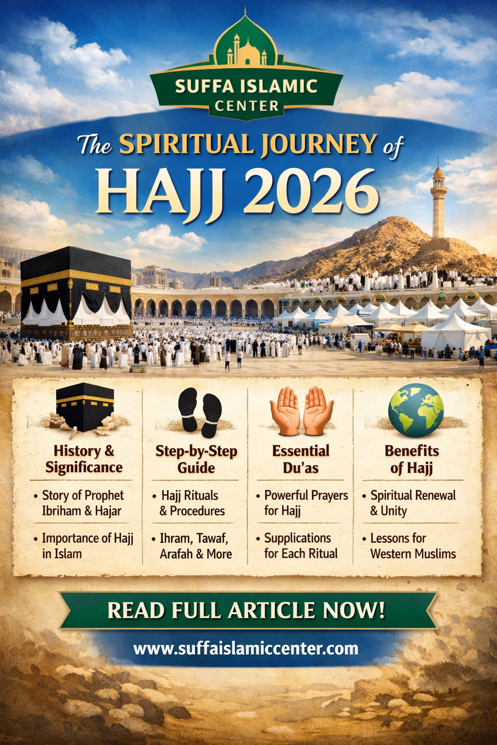 🕋 Hajj 2026 Guide: Rituals, Du‘ās, and Spiritual Meaning